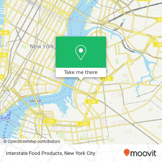 Interstate Food Products map