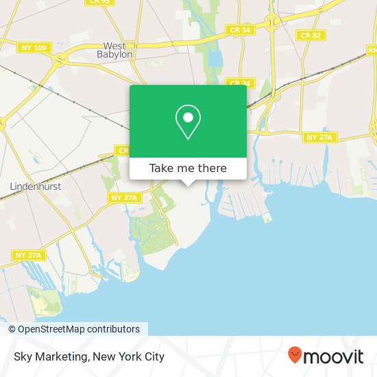 Sky Marketing map