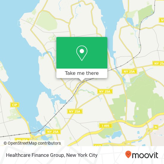 Healthcare Finance Group map