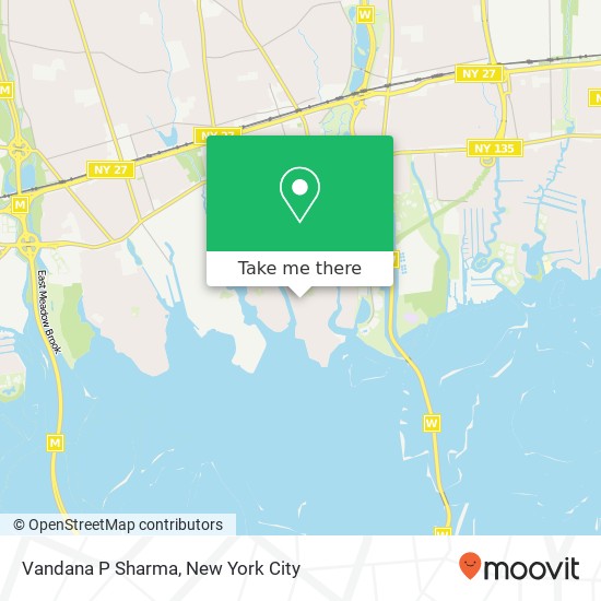 Vandana P Sharma map