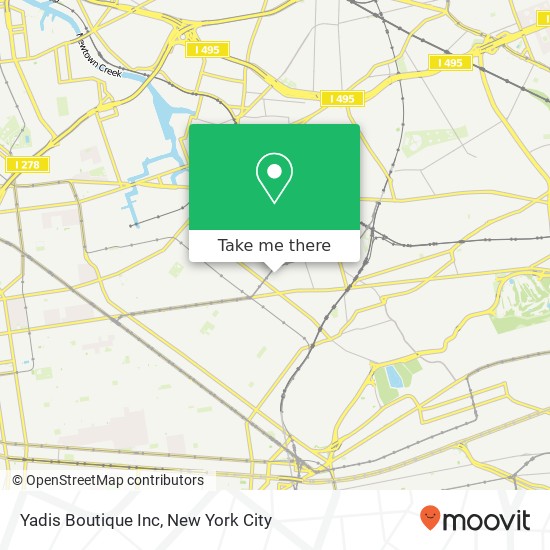 Mapa de Yadis Boutique Inc