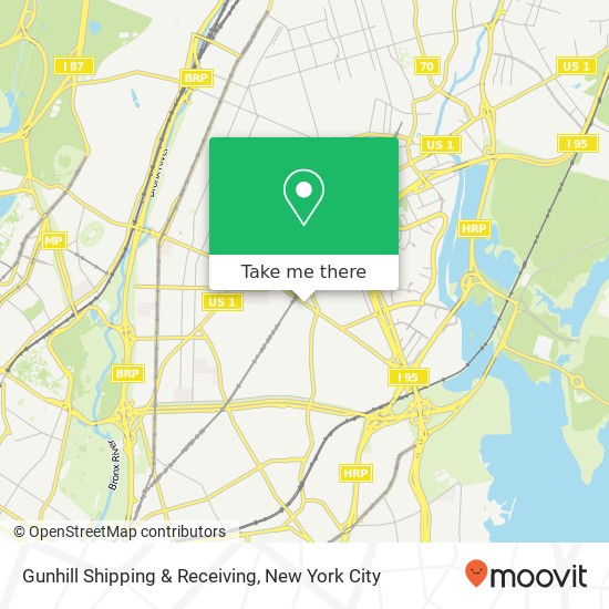 Mapa de Gunhill Shipping & Receiving