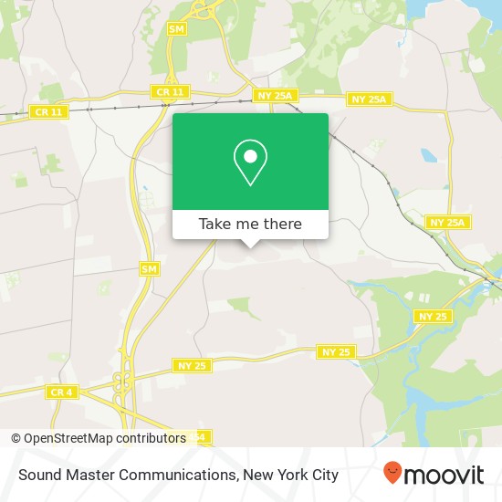 Sound Master Communications map