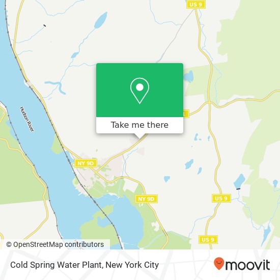 Cold Spring Water Plant map