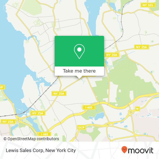 Lewis Sales Corp map