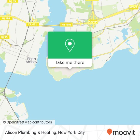 Alison Plumbing & Heating map