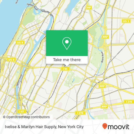 Ivelise & Marilyn Hair Supply map