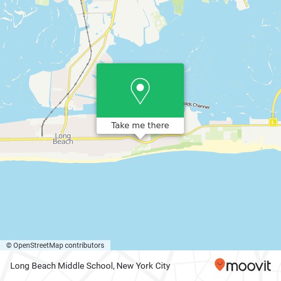 Mapa de Long Beach Middle School
