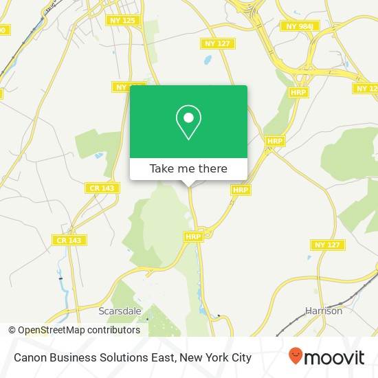 Mapa de Canon Business Solutions East