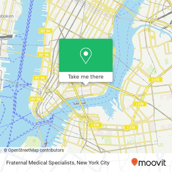 Fraternal Medical Specialists map