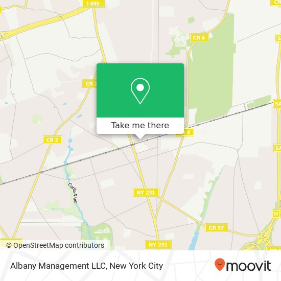 Mapa de Albany Management LLC