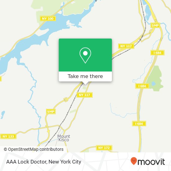 Mapa de AAA Lock Doctor