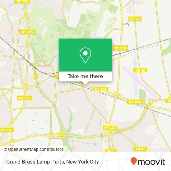 Grand Brass Lamp Parts map