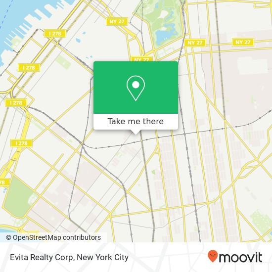 Evita Realty Corp map