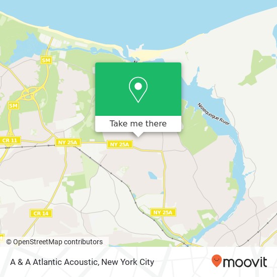 A & A Atlantic Acoustic map
