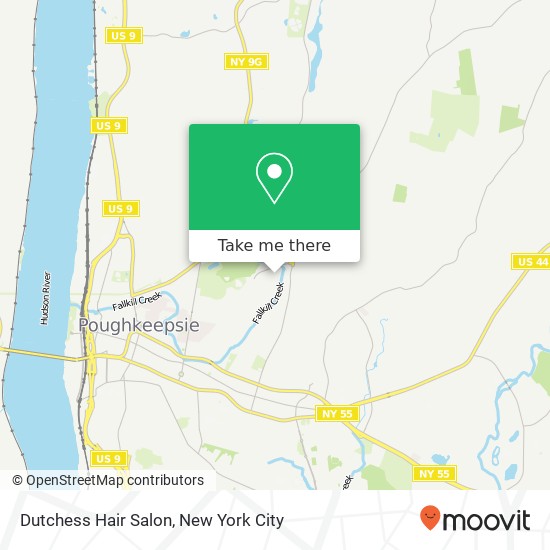 Dutchess Hair Salon map