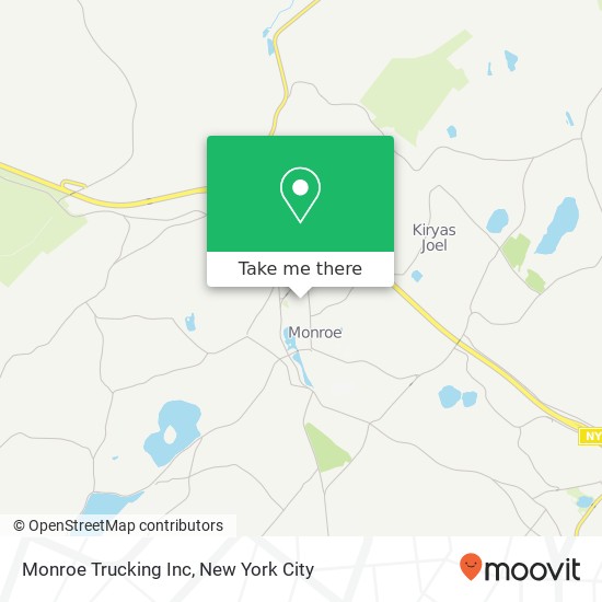 Monroe Trucking Inc map