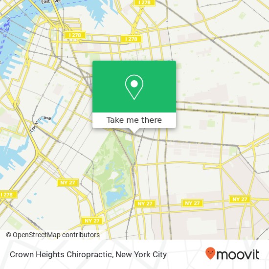 Crown Heights Chiropractic map