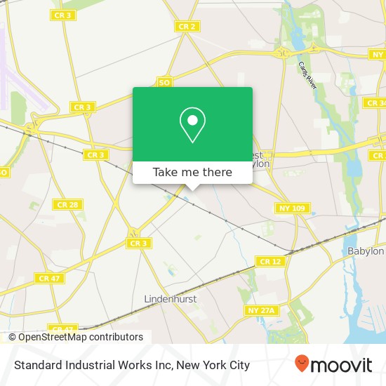 Standard Industrial Works Inc map