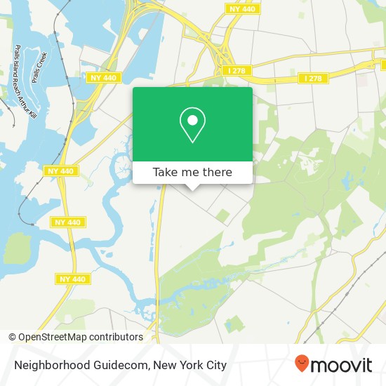 Neighborhood Guidecom map