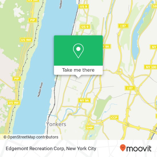 Mapa de Edgemont Recreation Corp