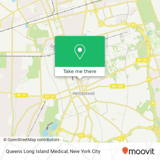 Mapa de Queens Long Island Medical