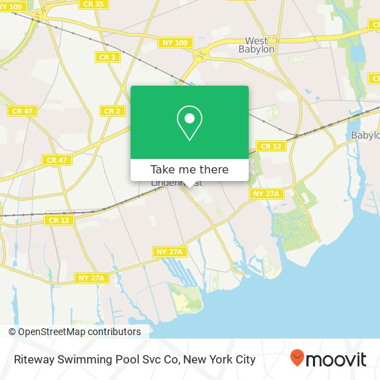 Mapa de Riteway Swimming Pool Svc Co
