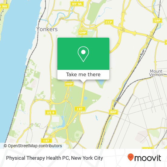 Physical Therapy Health PC map