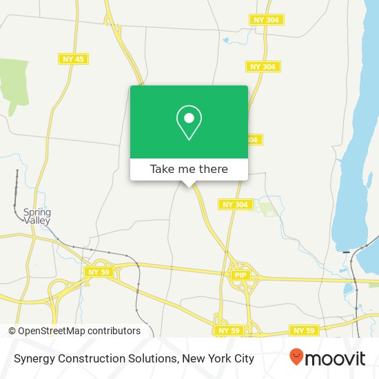 Mapa de Synergy Construction Solutions