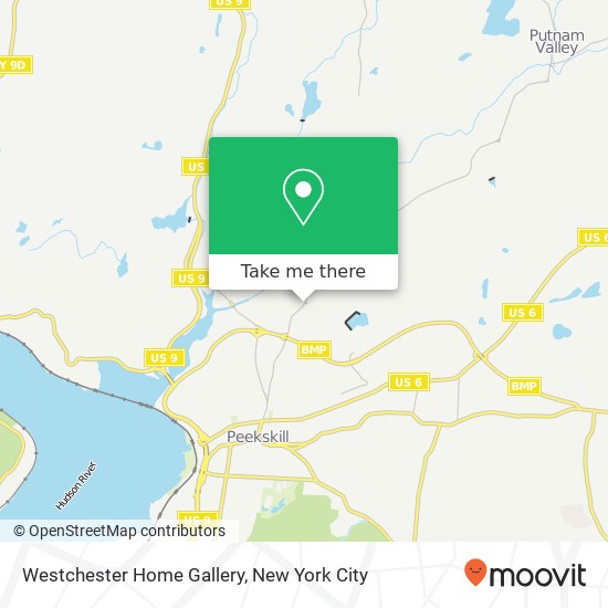 Westchester Home Gallery map