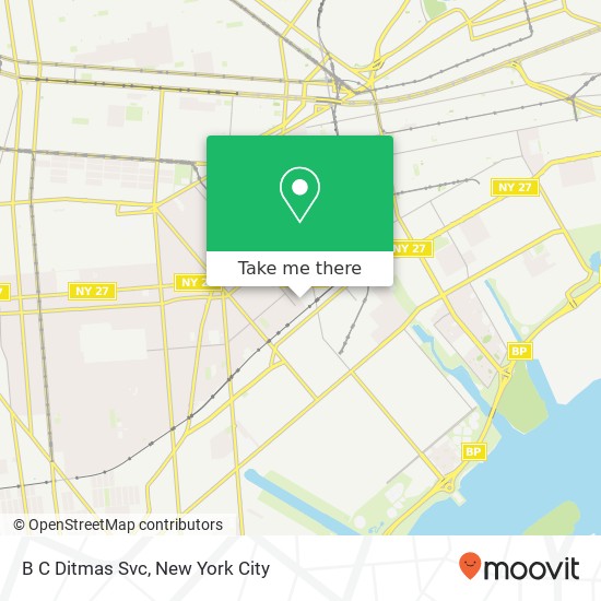 Mapa de B C Ditmas Svc