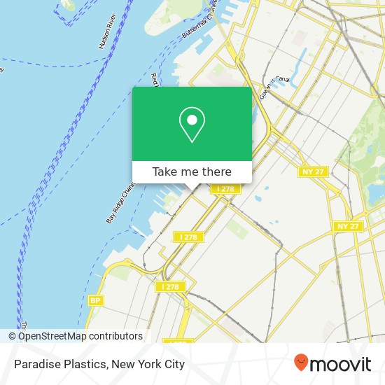 Paradise Plastics map