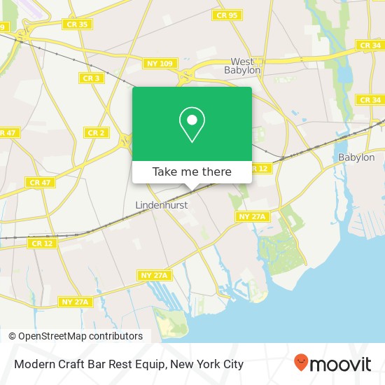 Modern Craft Bar Rest Equip map