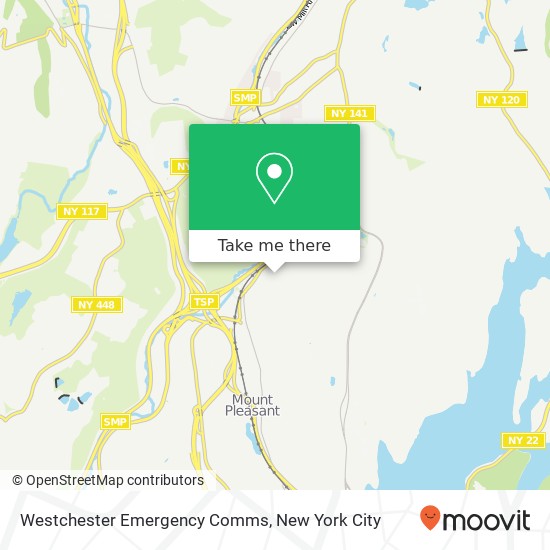 Westchester Emergency Comms map