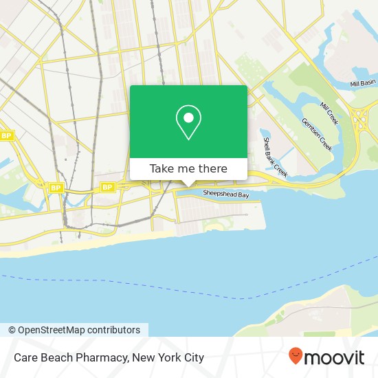 Care Beach Pharmacy map