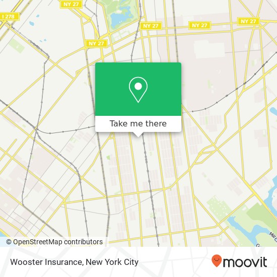 Mapa de Wooster Insurance