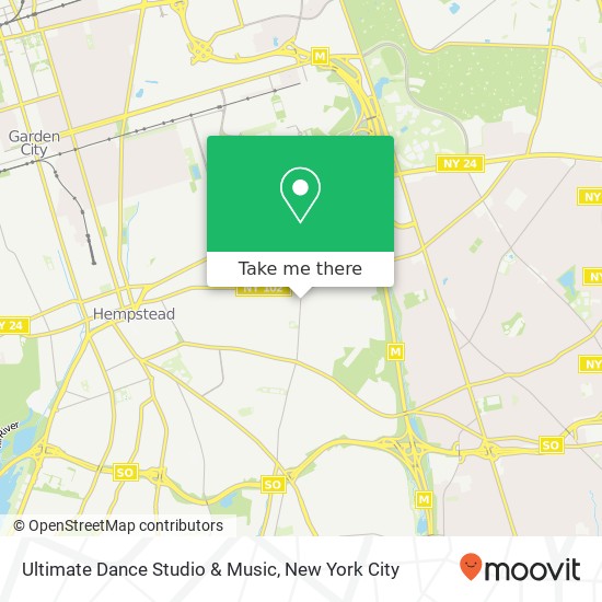 Mapa de Ultimate Dance Studio & Music