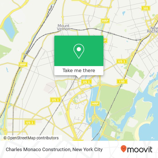 Mapa de Charles Monaco Construction