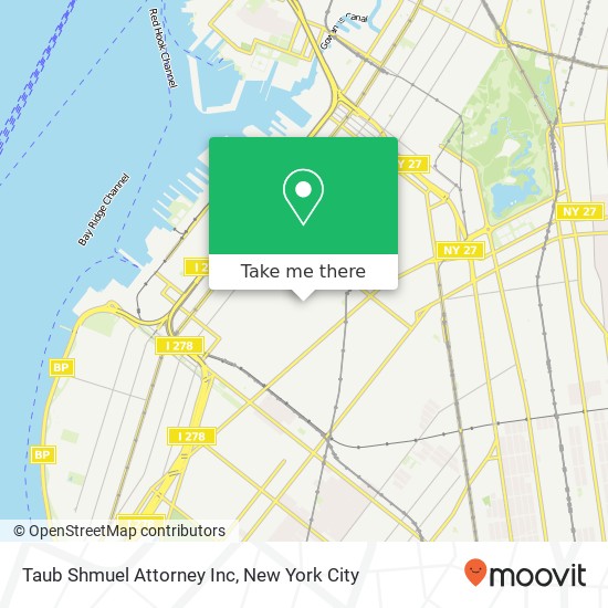 Taub Shmuel Attorney Inc map