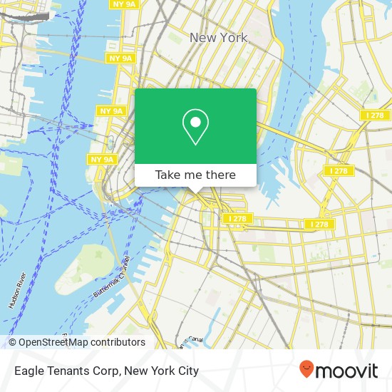 Mapa de Eagle Tenants Corp