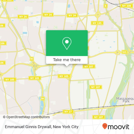Mapa de Emmanuel Ginnis Drywall