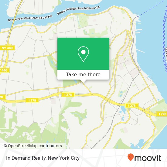 In Demand Realty map