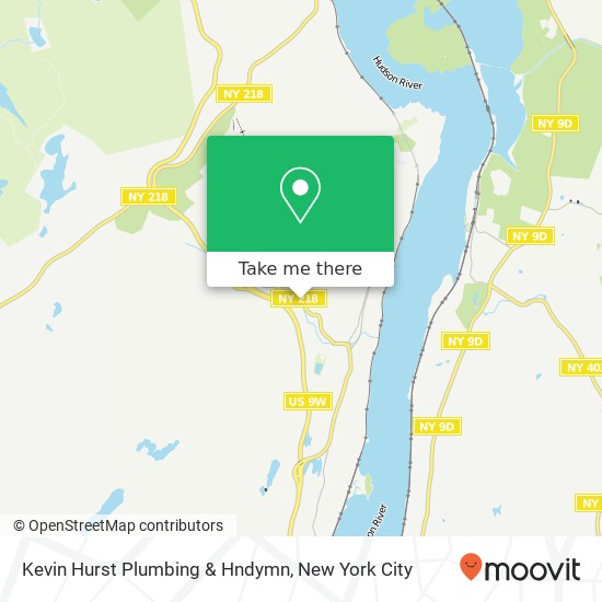 Mapa de Kevin Hurst Plumbing & Hndymn