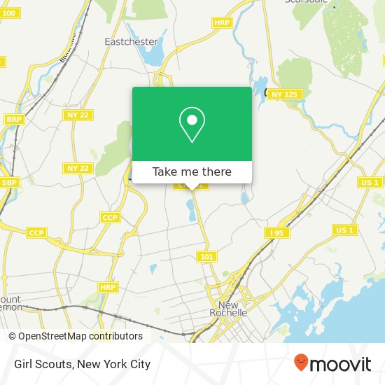 Girl Scouts map