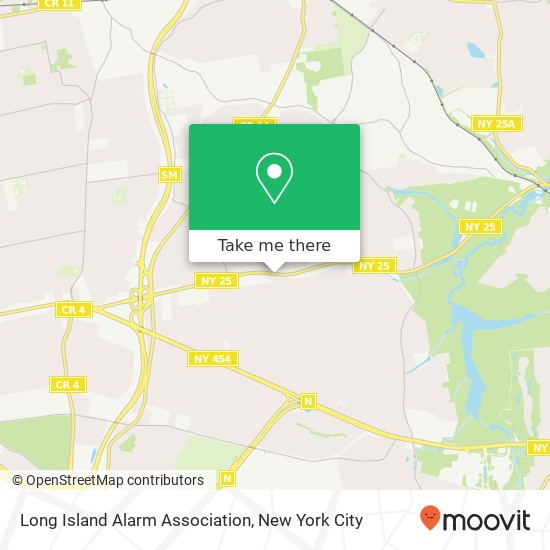 Mapa de Long Island Alarm Association