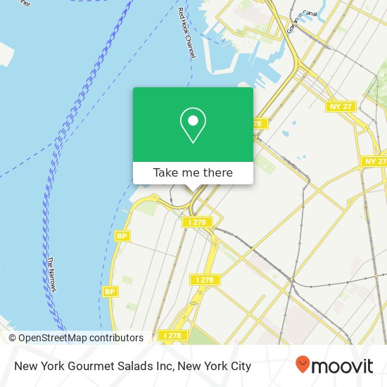 New York Gourmet Salads Inc map