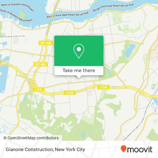 Gianone Construction map
