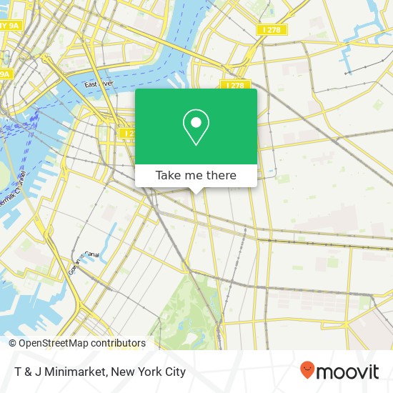 Mapa de T & J Minimarket