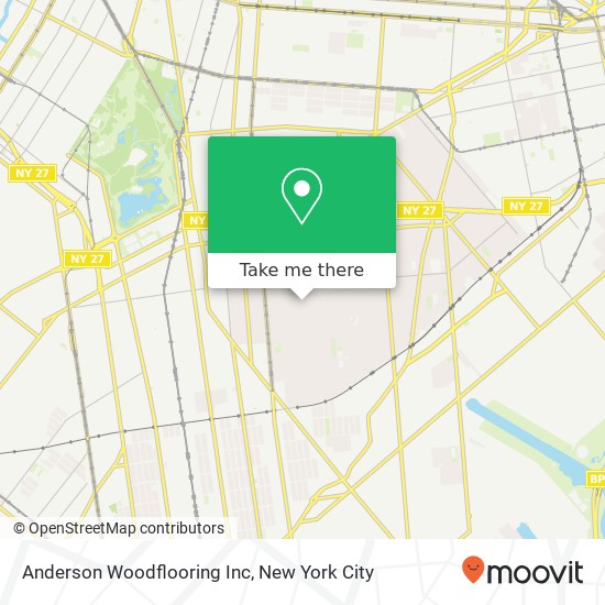 Mapa de Anderson Woodflooring Inc