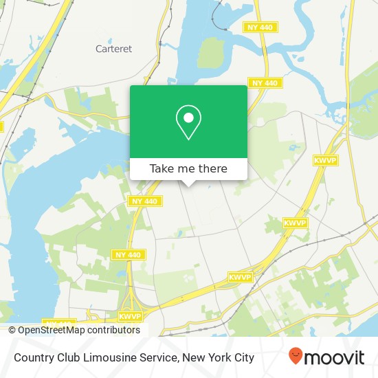 Country Club Limousine Service map